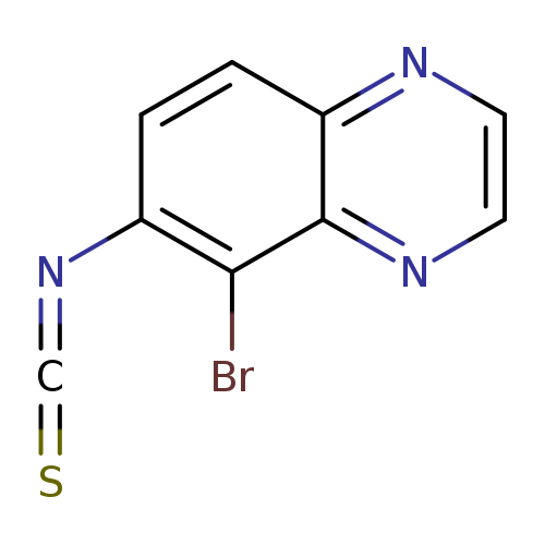 S=C=Nc1ccc2c(c1Br)nccn2