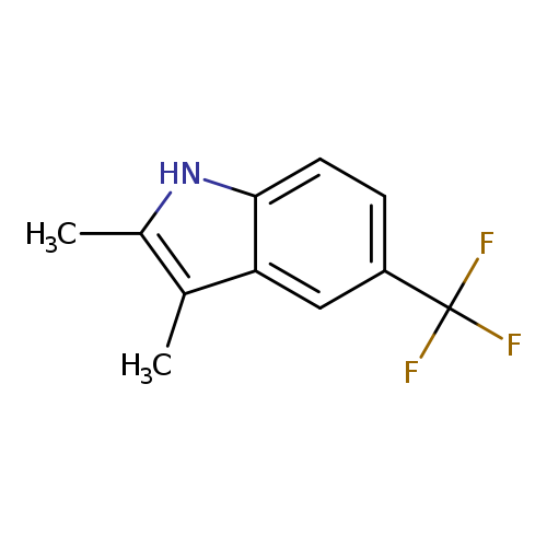 Cc1[nH]c2c(c1C)cc(cc2)C(F)(F)F