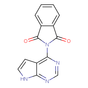 O=C1c2ccccc2C(=O)N1c1ncnc2c1cc[nH]2