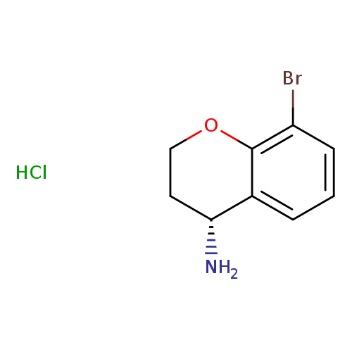 N[C@@H]1CCOc2c1cccc2Br.Cl