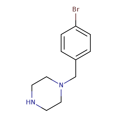 Brc1ccc(cc1)CN1CCNCC1