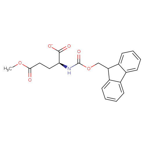 COC(=O)CC[C@@H](C(=O)[O-])NC(=O)OCC1c2ccccc2c2c1cccc2