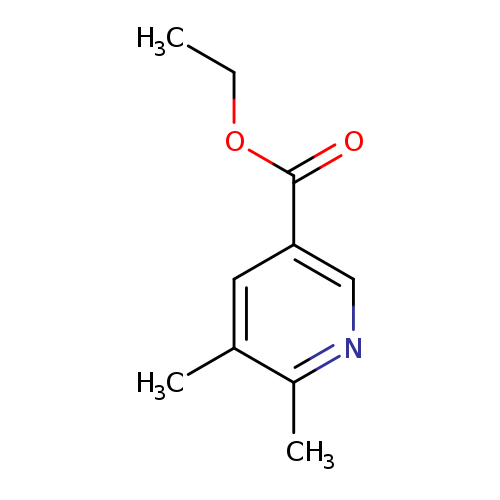 CCOC(=O)c1cnc(c(c1)C)C