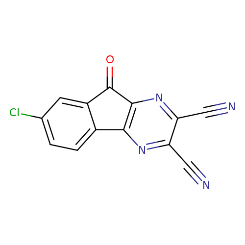 N#Cc1nc2c3ccc(cc3C(=O)c2nc1C#N)Cl