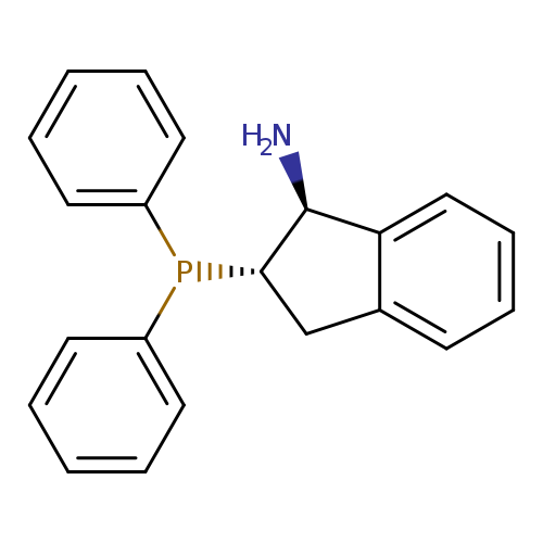 N[C@@H]1[C@H](Cc2c1cccc2)P(c1ccccc1)c1ccccc1