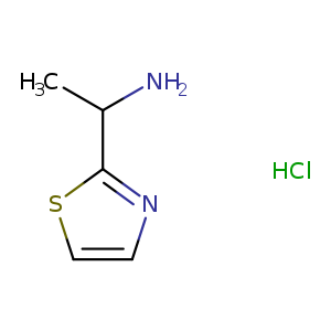 CC(c1nccs1)N.Cl