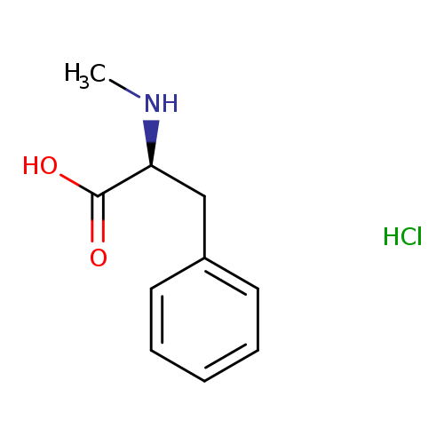 CN[C@H](C(=O)O)Cc1ccccc1.Cl