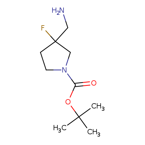 NCC1(F)CCN(C1)C(=O)OC(C)(C)C
