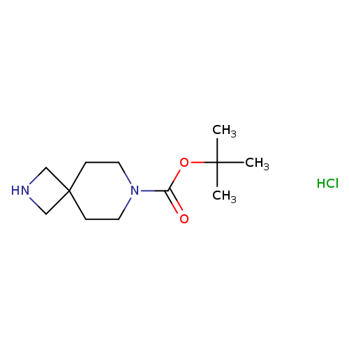 O=C(N1CCC2(CC1)CNC2)OC(C)(C)C.Cl