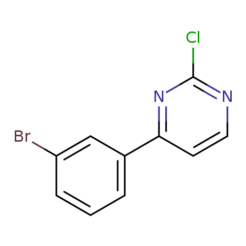 Brc1cccc(c1)c1ccnc(n1)Cl