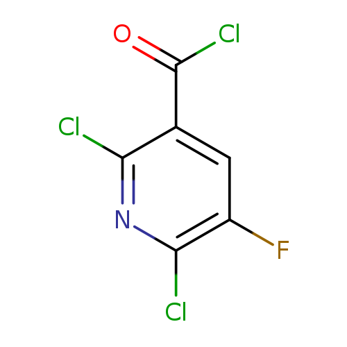 ClC(=O)c1cc(F)c(nc1Cl)Cl