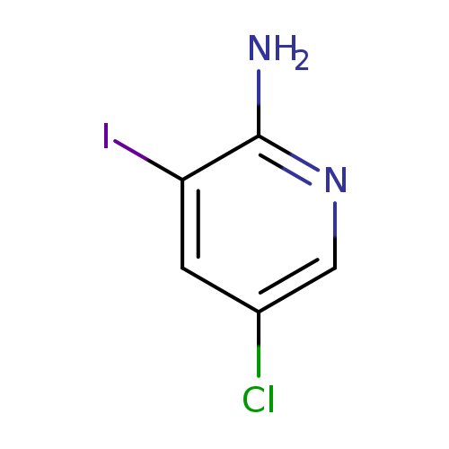 Clc1cnc(c(c1)I)N