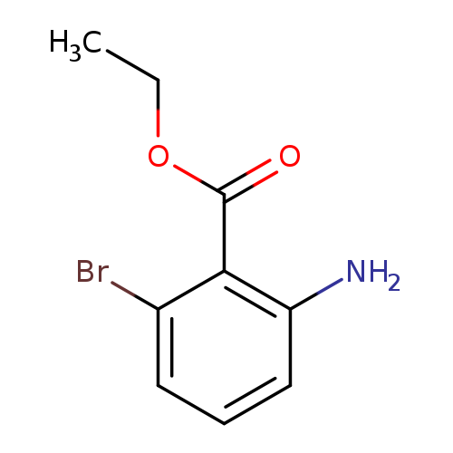 CCOC(=O)c1c(N)cccc1Br