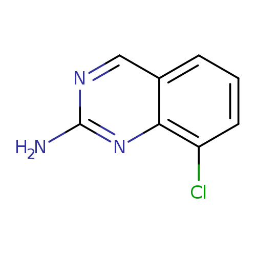 Nc1ncc2c(n1)c(Cl)ccc2