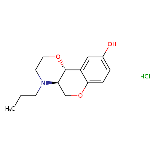 CCCN1CCO[C@H]2[C@H]1COc1c2cc(cc1)O.Cl