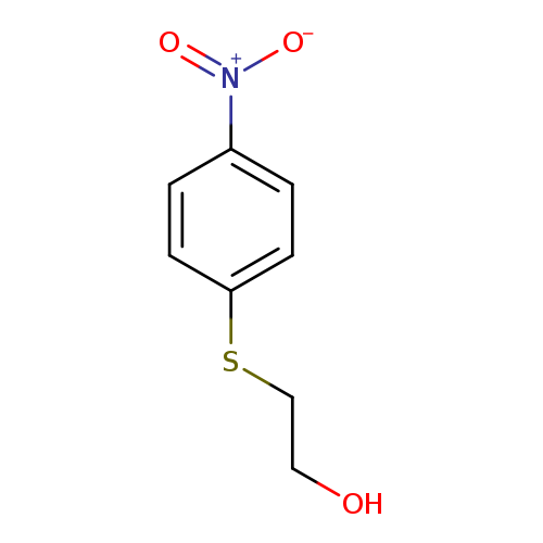 OCCSc1ccc(cc1)[N+](=O)[O-]