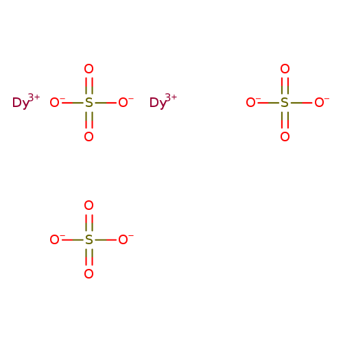 [O-]S(=O)(=O)[O-].[O-]S(=O)(=O)[O-].[O-]S(=O)(=O)[O-].[Dy+3].[Dy+3]