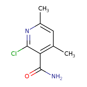 Cc1cc(C)c(c(n1)Cl)C(=O)N