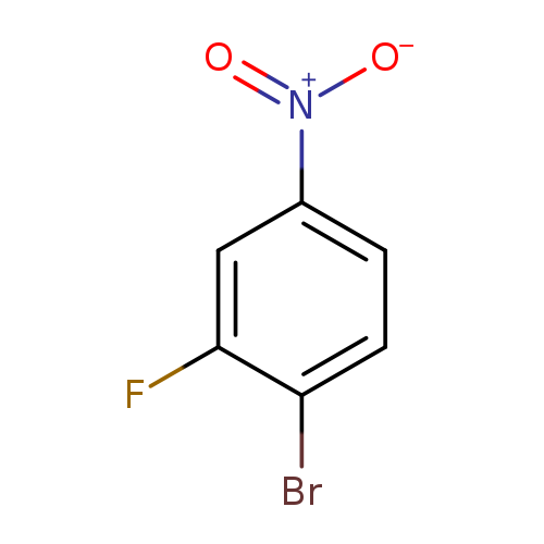 [O-][N+](=O)c1ccc(c(c1)F)Br