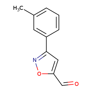 O=Cc1onc(c1)c1cccc(c1)C