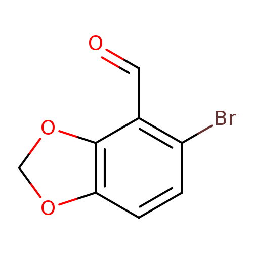 O=Cc1c(Br)ccc2c1OCO2