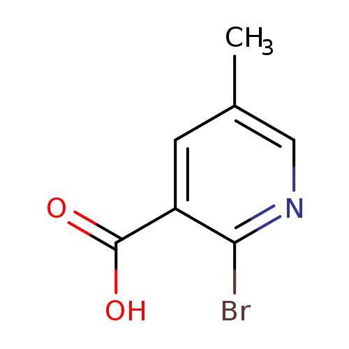 Cc1cnc(c(c1)C(=O)O)Br
