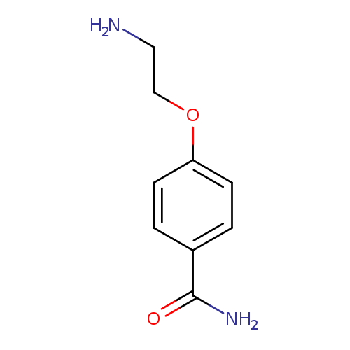 NCCOc1ccc(cc1)C(=O)N