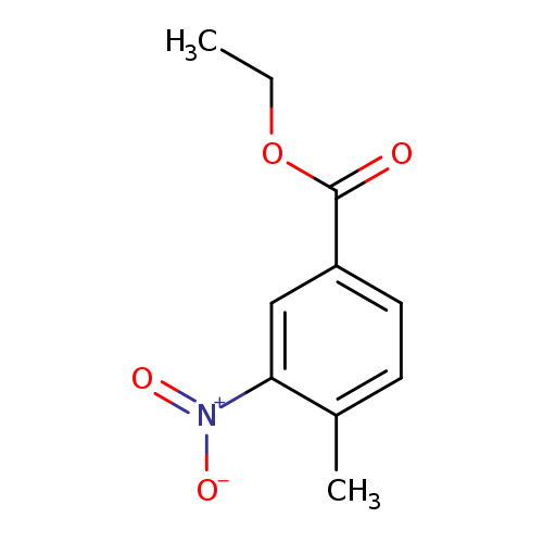 CCOC(=O)c1ccc(c(c1)[N+](=O)[O-])C