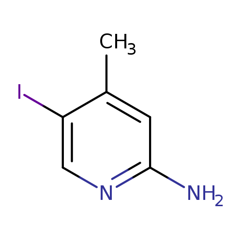 Nc1ncc(c(c1)C)I