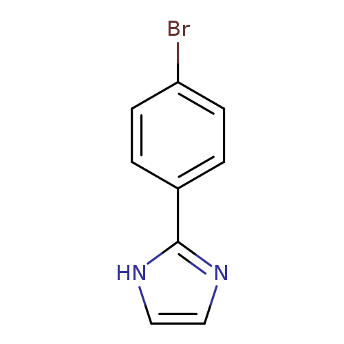 Brc1ccc(cc1)c1ncc[nH]1