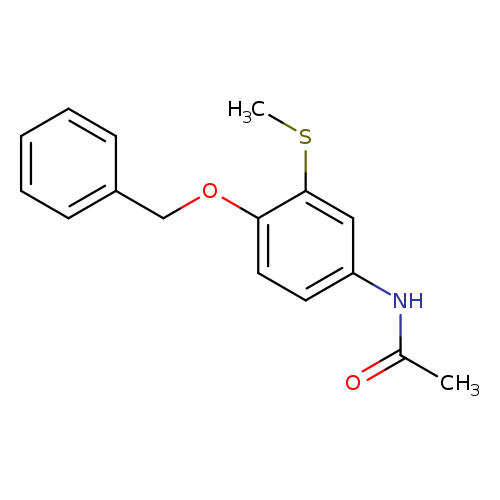 CSc1cc(ccc1OCc1ccccc1)NC(=O)C