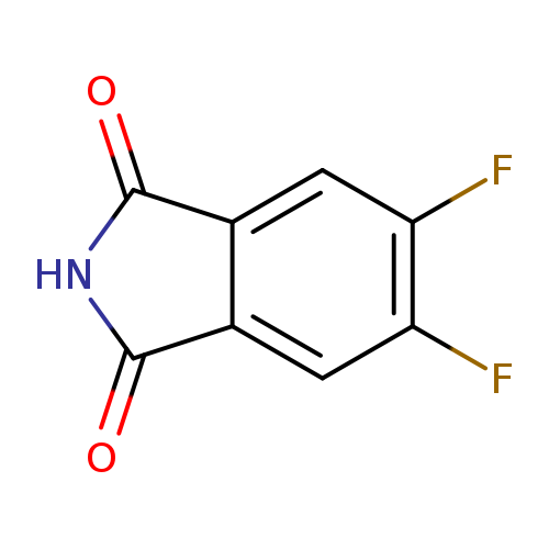 O=C1NC(=O)c2c1cc(F)c(c2)F