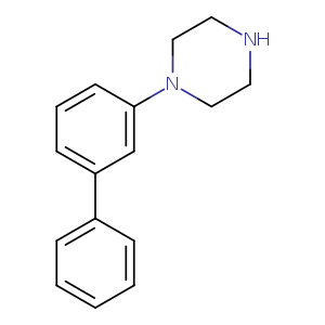 N1CCN(CC1)c1cccc(c1)c1ccccc1