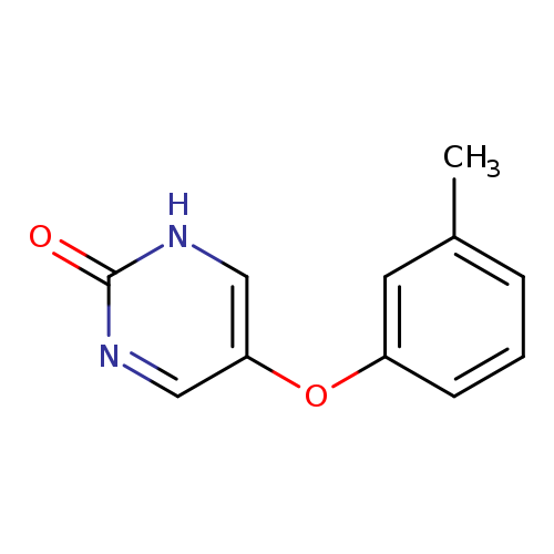 Cc1cccc(c1)Oc1cnc(=O)[nH]c1