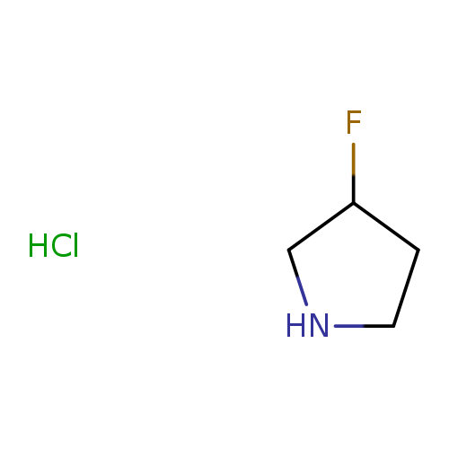 FC1CNCC1.Cl