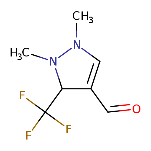 O=CC1=CN(N(C1C(F)(F)F)C)C