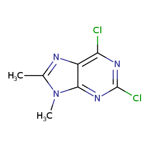 Clc1nc(Cl)c2c(n1)n(C)c(n2)C