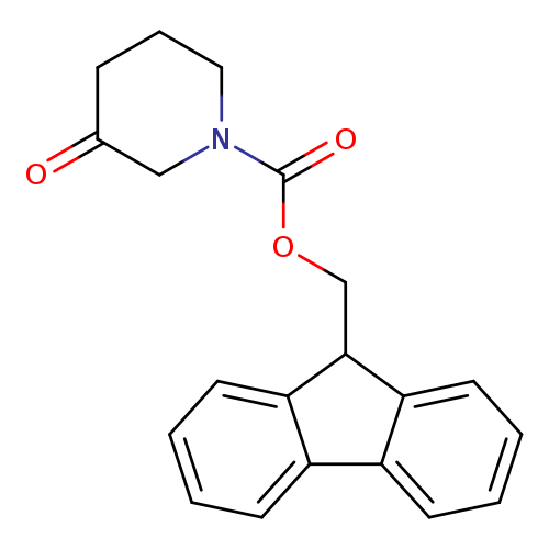 O=C1CCCN(C1)C(=O)OCC1c2ccccc2c2c1cccc2