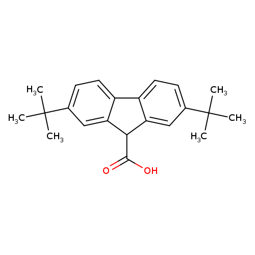 OC(=O)C1c2cc(ccc2c2c1cc(cc2)C(C)(C)C)C(C)(C)C