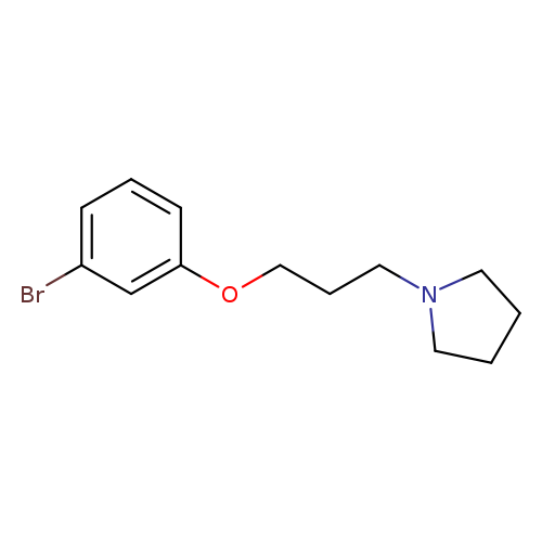 Brc1cccc(c1)OCCCN1CCCC1