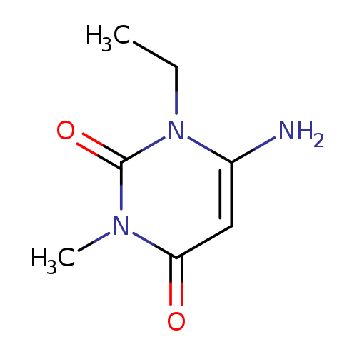 CCn1c(N)cc(=O)n(c1=O)C