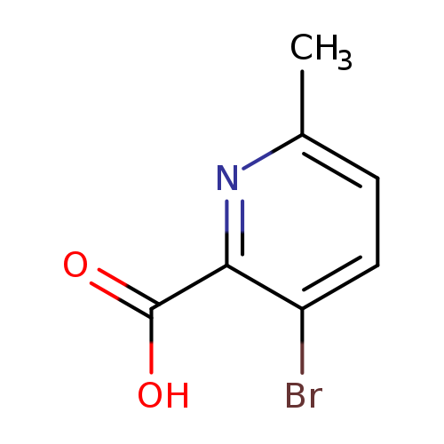 Cc1ccc(c(n1)C(=O)O)Br