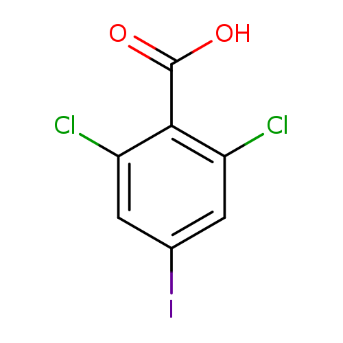 OC(=O)c1c(Cl)cc(cc1Cl)I