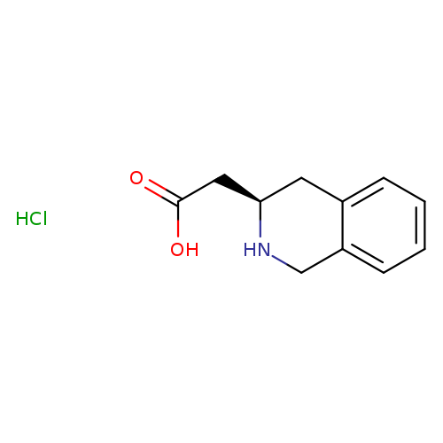 OC(=O)C[C@@H]1NCc2c(C1)cccc2.Cl