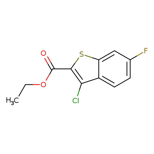 CCOC(=O)c1sc2c(c1Cl)ccc(c2)F
