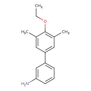 CCOc1c(C)cc(cc1C)c1cccc(c1)N