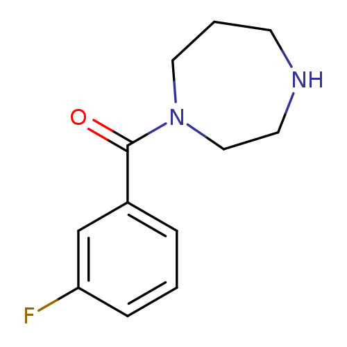 Fc1cccc(c1)C(=O)N1CCNCCC1
