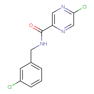 Clc1ncc(nc1)C(=O)NCc1cccc(c1)Cl