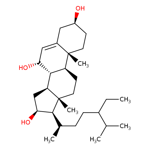 CCC(C(C)C)CC[C@H]([C@H]1[C@@H](O)C[C@@H]2[C@]1(C)CC[C@H]1[C@H]2[C@H](O)C=C2[C@]1(C)CC[C@@H](C2)O)C