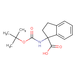 O=C(NC1(CCc2c1cccc2)C(=O)O)OC(C)(C)C